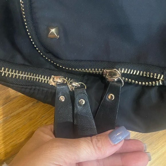 Valentino like studded black backpack main image 8